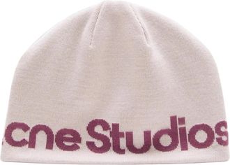 Acne Studios Wool Knit Beanie - unisex - Hoeden - Roze - ONE Size - Wol - Accessoires