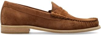 Stuart Weitzman Lottie Loafer - Dames - Loafers - Bruin - 35 1/2 EU - Leer - Schoenen