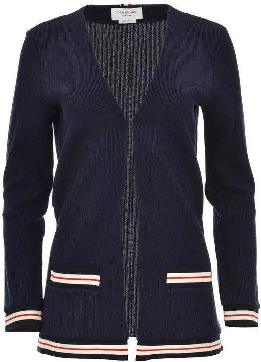 Blue Cotton Womens Cardigan