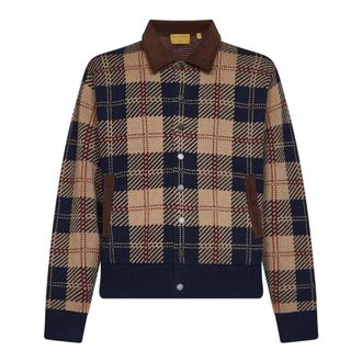 Guest In Residence Bomber Tartan - - Knitwear - Uomo - Multicolore - S