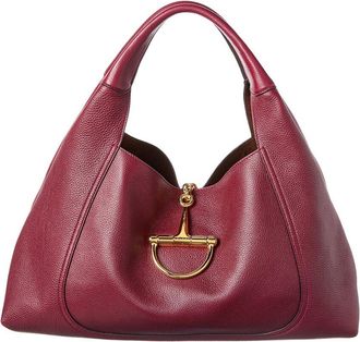 Gucci Softbit Maxi Leather Shoulder Bag