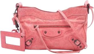 Balenciaga Pre-owned The Hip Leather Shoulder Bag - - Pre-owned - Donna - Rosa - ONE SIZE