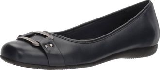 Trotters Womens Sizzle Ballet Flat In Navy