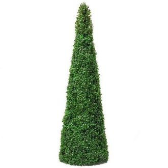 PRIMROSE Artificial Topiary Cone Tree 140cm The XL Buxus Obelisk in Green