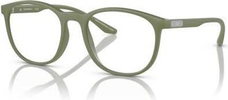 Emporio Armani 53mm Phantos optical glasses in Green at Nordstrom
