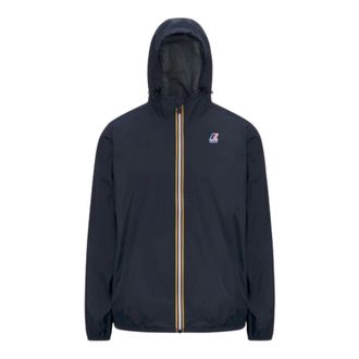 K-Way K-Way, Rain Jackets, male, Blue, Size: 2XL Claude Short Jacket