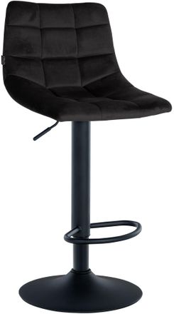 Clp Taburete De Bar Jerry En Terciopelo Negro Negro