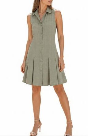 Beach Lunch Lounge Two Pocket Sleeveless Shirtdress in New Laurel at Nordstrom Rack, Size X-Large