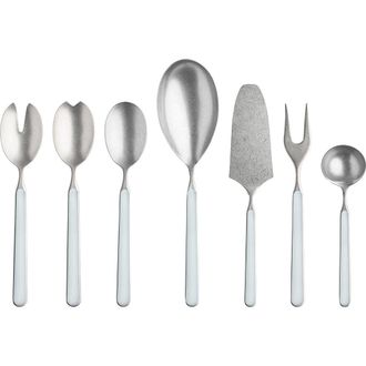 Mepra Fantasia Pewter Serving Set - 7 Pieces in Light Blue at Nordstrom