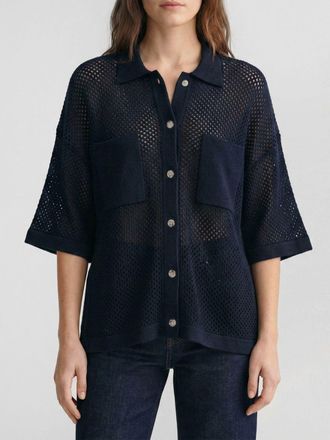 Allude Camicia Allude in maglia traforata