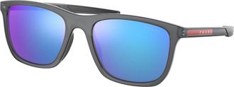 Prada PS10WSF Asian Fit Polarized 13C08R Mens Sunglasses Grey Size 54