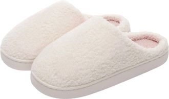 Generic Slippers for Women Men Warm Gifts Trendy House Slippers Non-slip Comfortable Plush for Indoor Outdoor