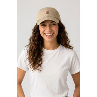 Dalix Pretzel Dad Cap in Khaki at Nordstrom