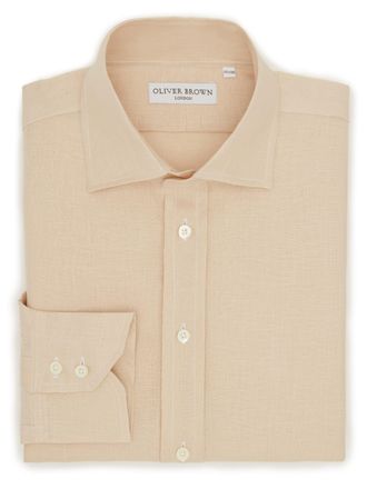 Oliver Brown Linen Shirt - Sand