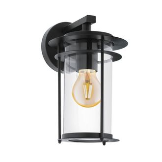 Eglo Valdeo Exterior Wall Light - Black | TJ Hughes