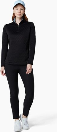 Callaway Womens Zipped Pocket Funnel Neck Raglan Sleeve Sweatshirt - Grey - Size: 12