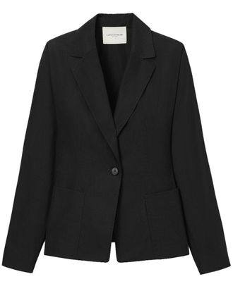Lafayette 148 New York Petite Pintuck Back Jacket