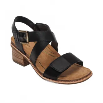 Aetrex Womens Kristin Sandal In Black