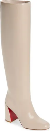 Christian Louboutin Janitta Knee High Boot in Pearl at Nordstrom, Size 9.5Us
