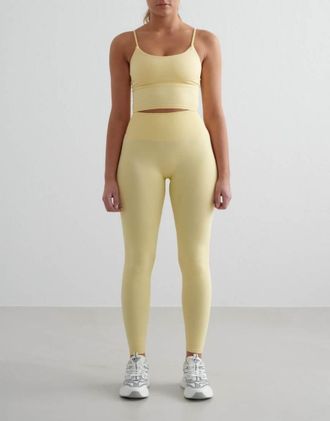 Aim'n Mellow - Leggings modellanti senza cuciture giallo chiaro