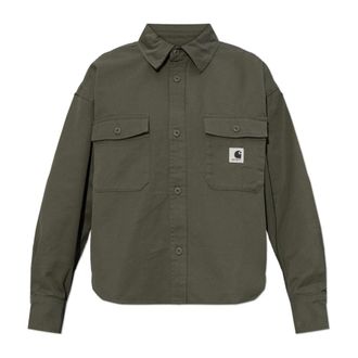Carhartt Work in Progress Dames, Blouses & Shirts, Groen, Maat: S Denim