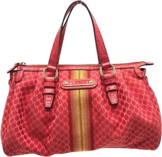 Celine Pre-owned Handbags, female, Red, Size: ONE SIZE Pre-owned Canvas celine-bags