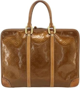 Louis Vuitton Pre-owned Vintage Handbag - unisex - Vintage Handtas - Bruin - ONE Size - Leer - Vintage
