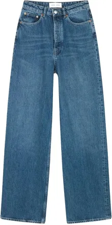 Sams&oslash;e & Sams&oslash;e Straight Jeans, female, Blue, Size: W24 Shelly Jeans 15059