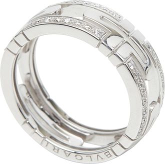 Bulgari White Gold (18K) Band Ring (Pre-Owned)