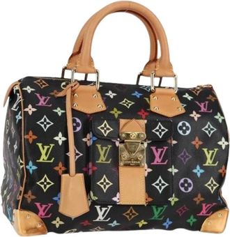 Louis Vuitton Pre-owned Handtas - Dames - Vintage Handtas - Veelkleurig - ONE Size - Leer - Vintage