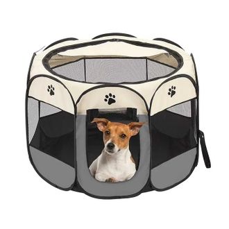 OEM Corral Plegable Ligero Para Perros, Gatos, Conejos, Cachorros Cama Para Casa Xxl
