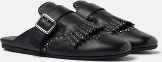 Scarosso Gaia Mules in Black - Calf at Nordstrom, Size 37.5