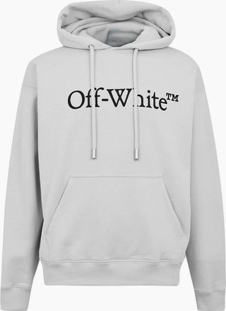 Off-white Mens Lacoste Lettering Hooded Neck Long Sleeve Sweatshirt - Grey - Size: 34