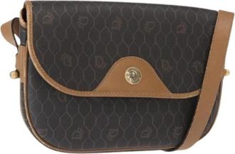 Dior Pre-owned Plastic Crossbody Tas - Dames - Vintage Schoudertas - Zwart - ONE Size - Leer - Vintage