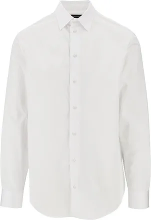 Emporio Armani Poplin shirt Man S