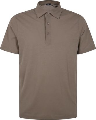 Herno Polo Shirt - Heren - Polos - Bruin - 3XL - Katoen - Tops