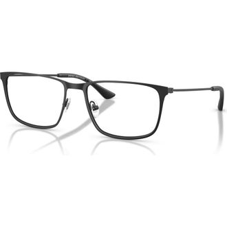 Brooks Brothers 59mm Rectangle optical glasses in Black at Nordstrom