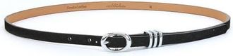 Ettika Triple Keeper Belt in Black And Silver at Nordstrom, Size X-Small
