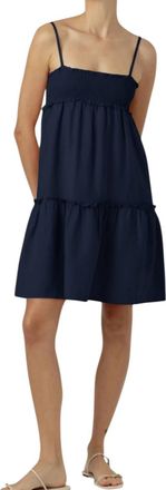 Sundays Gail Mini Dress In Navy