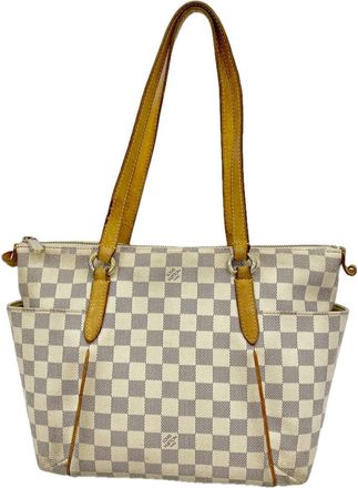 Louis Vuitton White Tote Bag (Pre-Owned)