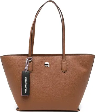 Karl Lagerfeld Ikon tote bag - Brown