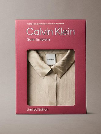 Calvin Klein Ppijama de satén jacquard
