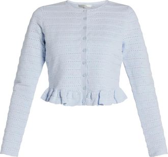 LoveShackFancy Cardigan Rogan - Blu