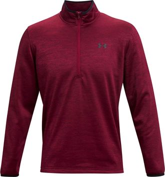 Under Armour Mens Fleece.5 Zip T-Shirt, Alloy Red/Black (626), S Tall