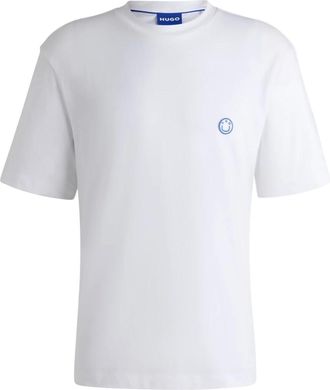 HUGO BOSS Uomo, Top, Bianco, M, new