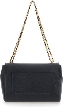 Mulberry Womens Shoulder Bag Medium Lily Black Leather