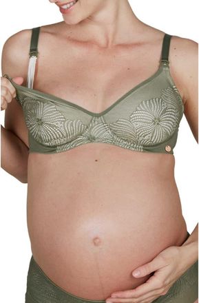 Cache Coeur Dahlia pregnancy and nursing bra in Khaki at Nordstrom, Size 34G