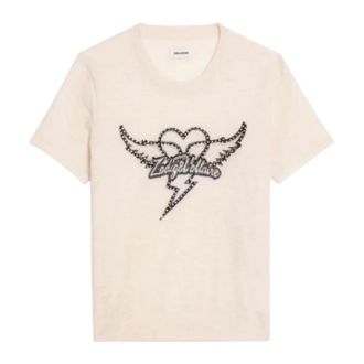 Zadig&Voltaire Tops, Dames, Beige, L, Kasjmier, Idal Jumper