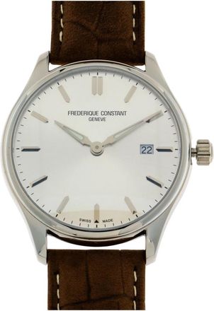 Frederique Constant Classics Quartz - Dames - Horloges - Bruin - ONE Size - Leer - Accessoires