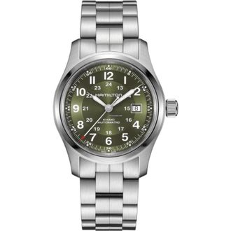 Hamilton Khaki Field Auto 42MM Green Dial Stainless Steel Mens Watch H70605160